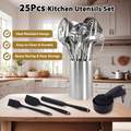 25 PCS Metal Cooking Utensils Set