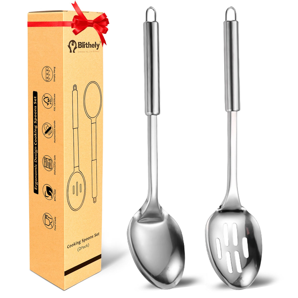 2 PCS Stainless Steel Cooking Utensils Set