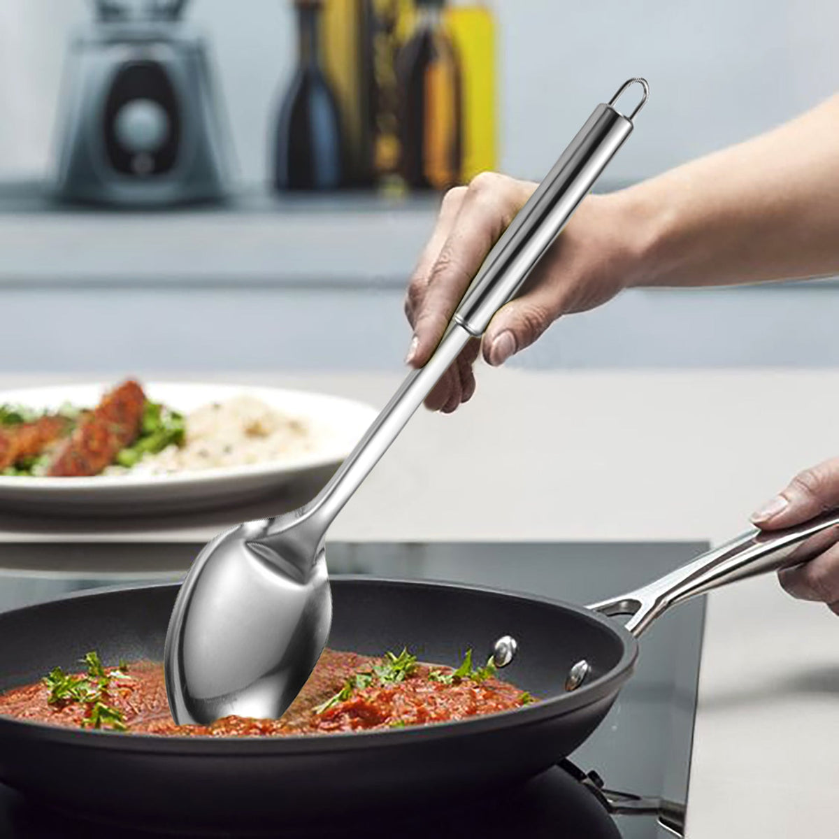 2 PCS Stainless Steel Cooking Utensils Set