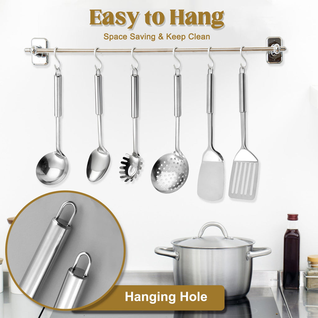 25 PCS Metal Cooking Utensils Set