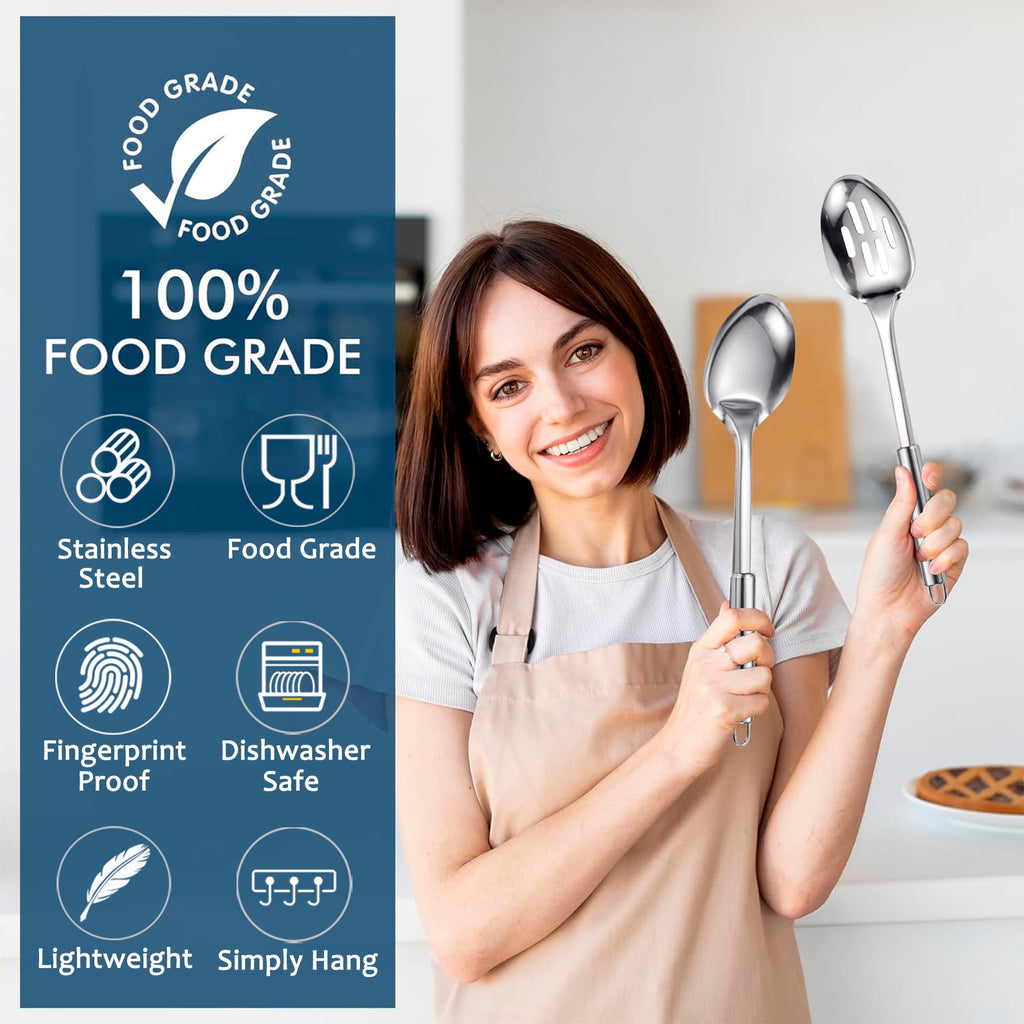 2 PCS Stainless Steel Cooking Utensils Set