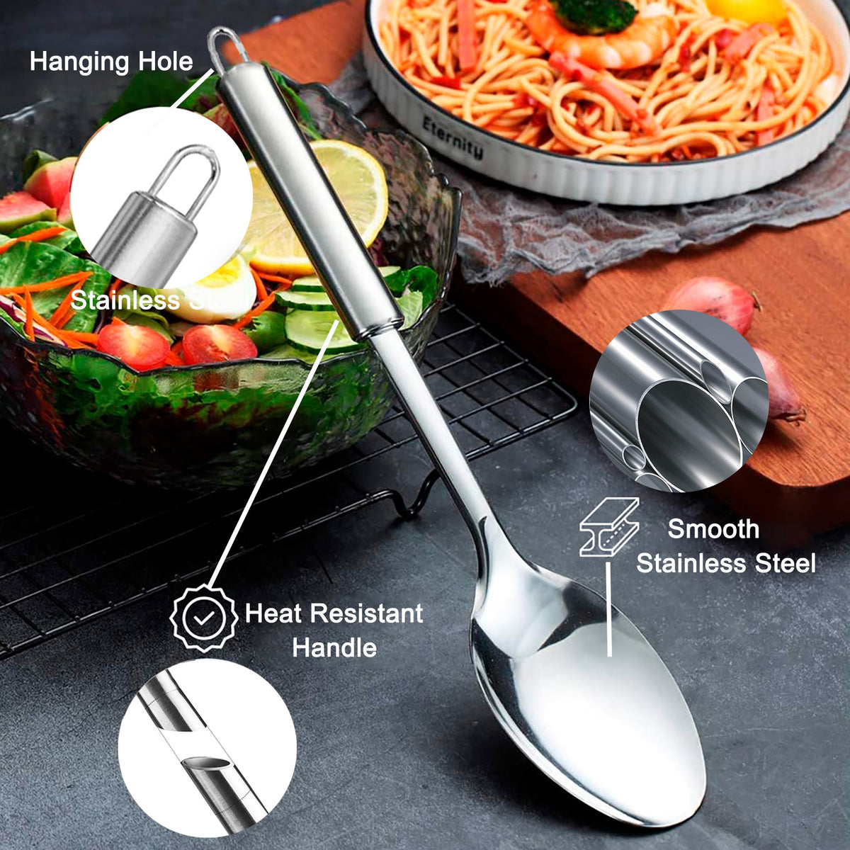 2 PCS Stainless Steel Cooking Utensils Set