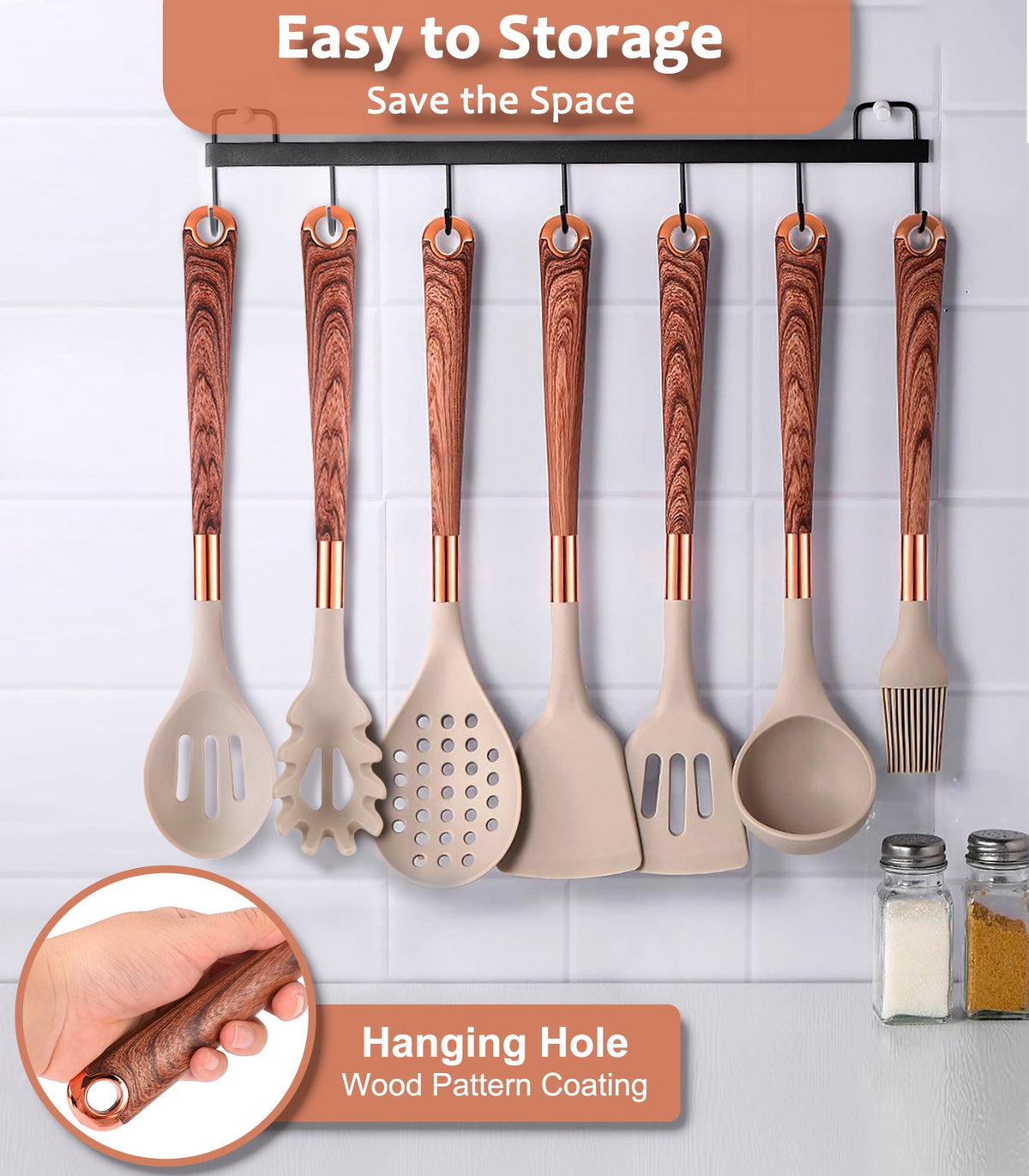 24 PCS Silicone Cooking Utensils Set