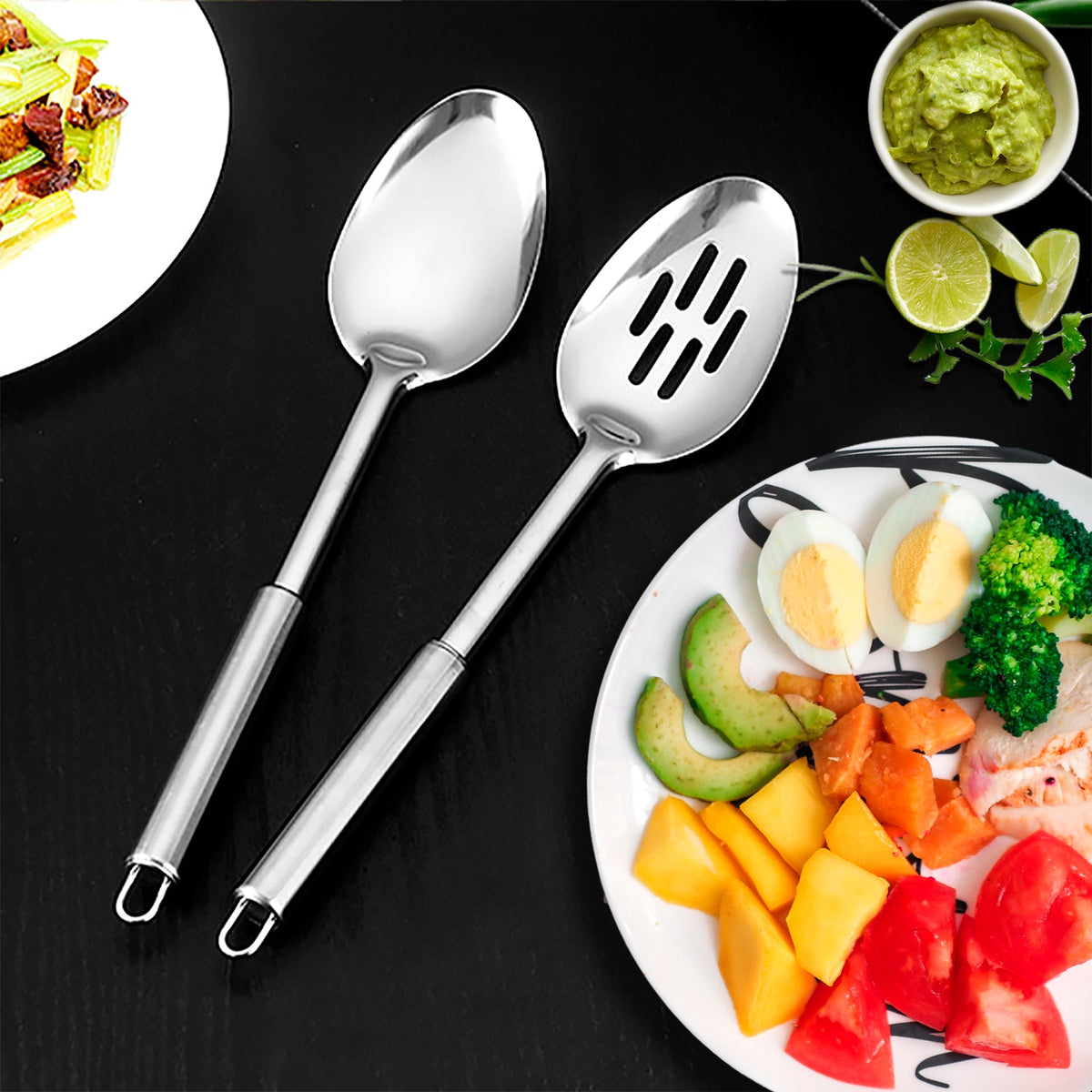 2 PCS Stainless Steel Cooking Utensils Set