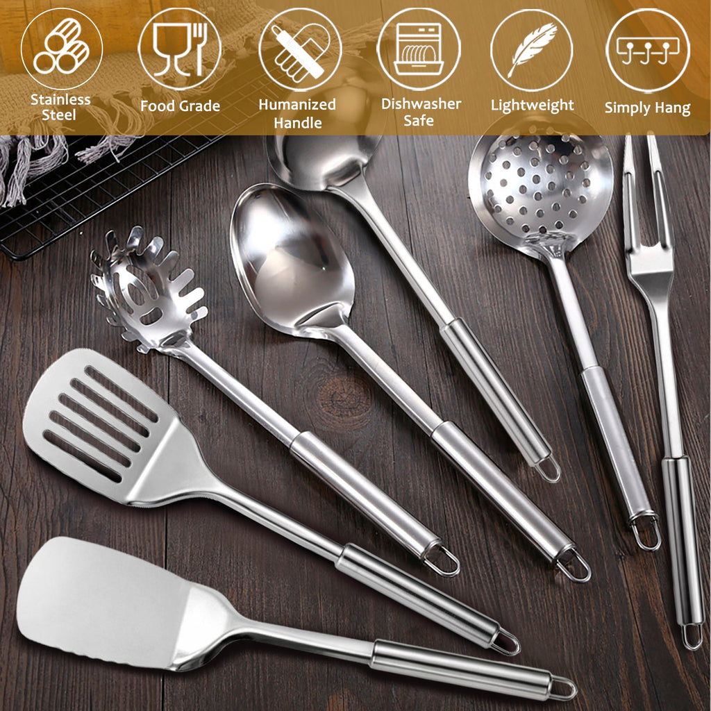 25 PCS Metal Cooking Utensils Set