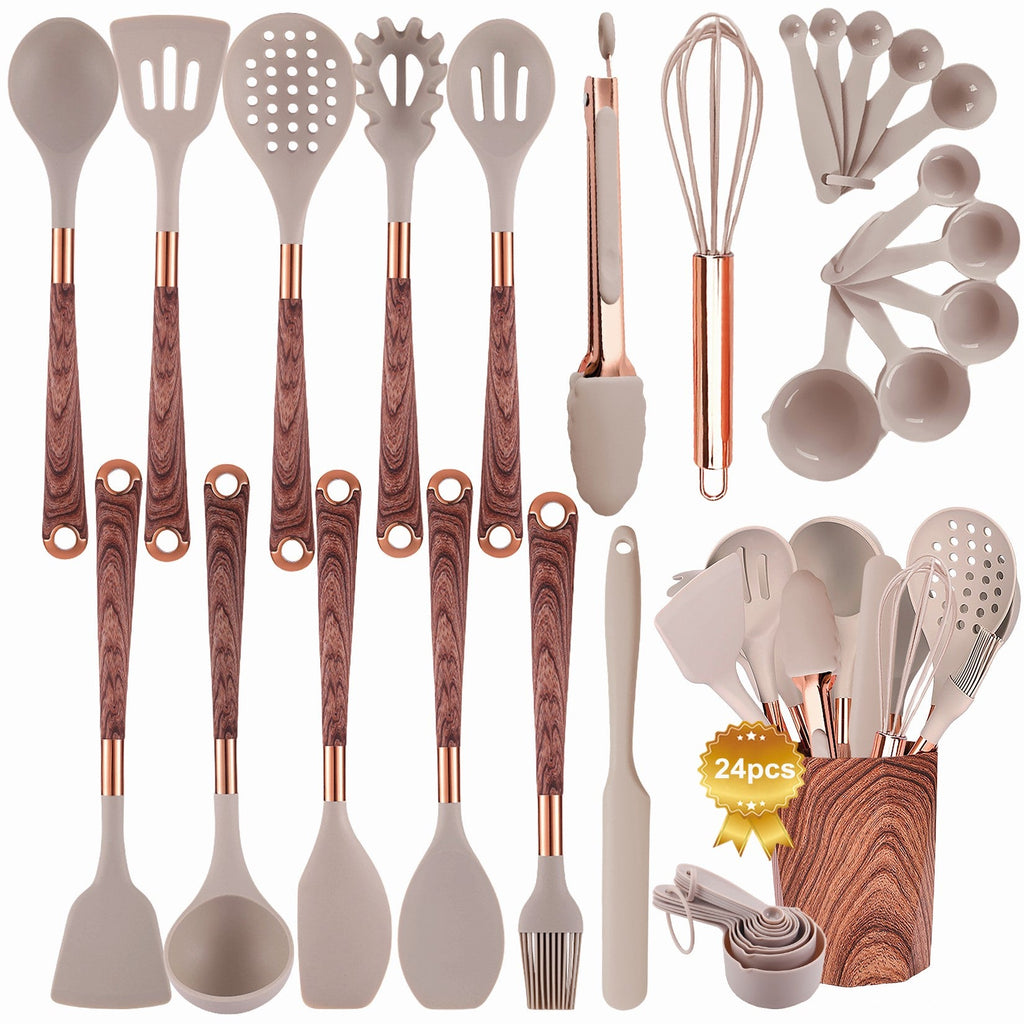 24 PCS Silicone Cooking Utensils Set