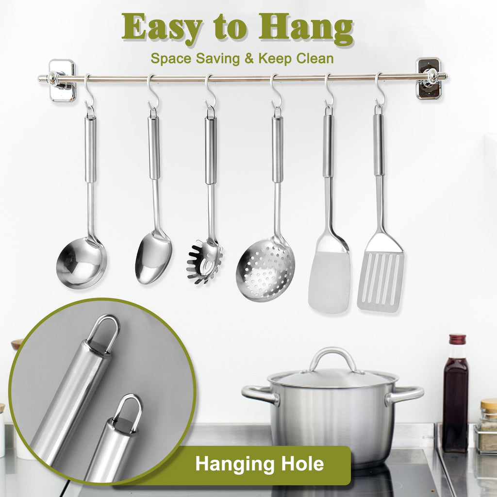 12 PCS Stainless Steel Kitchen Utensils Set