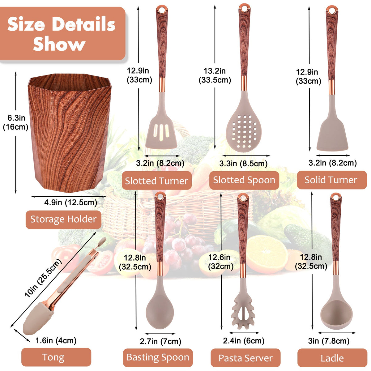 24 PCS Silicone Cooking Utensils Set
